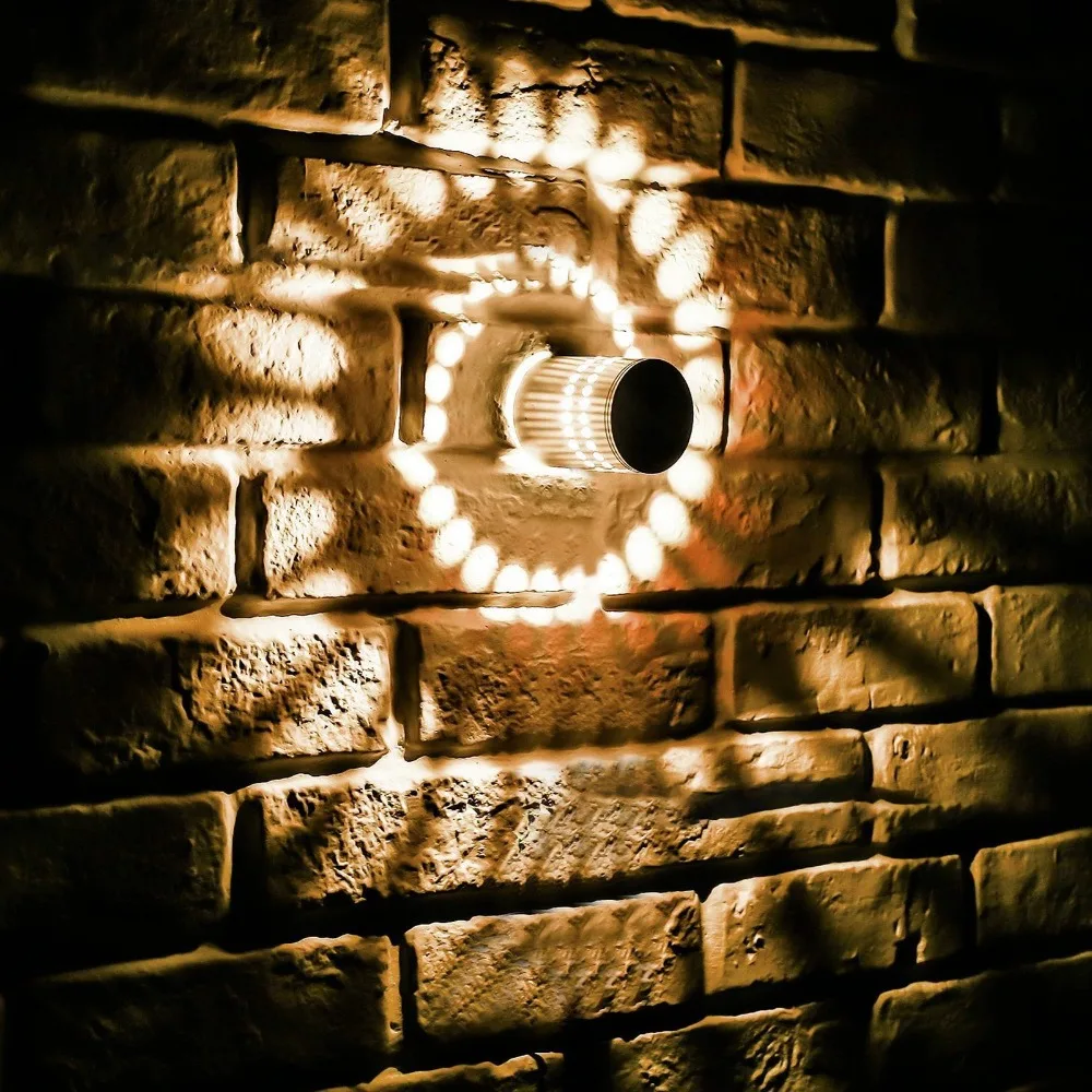 

Modern 3W LED Wall Light Aluminum AC 85-265V Wall Light 90-100LM Hole Design Wall Lamp Disco