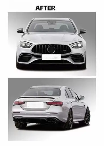 W212 Conversions W213 New-style m Body Kit Bumper Covers Wing Mirrors Trunk Lid Car Lights for Replace/repair