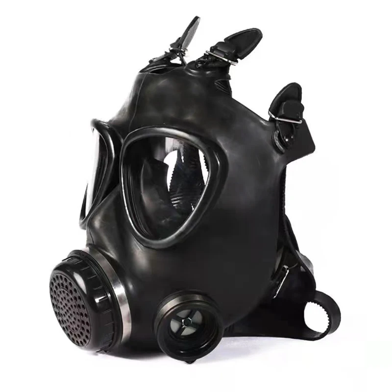 Rubber Head Gear Grimace 87 Type Industry Respirator Painting Gas Mask Chemical Protective Full Face Mask Wide Field Of Vision