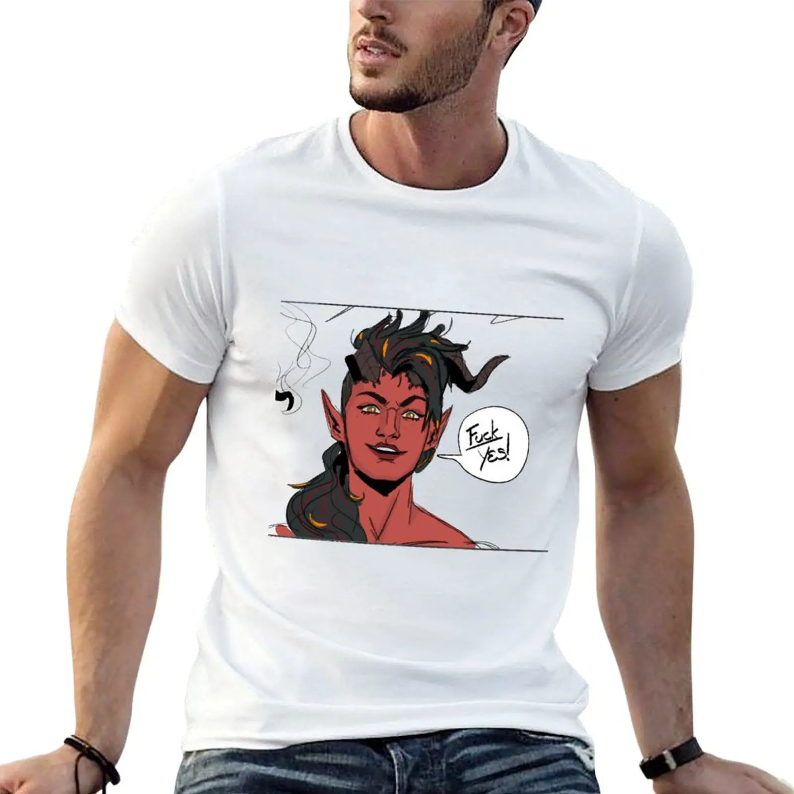 Karlach cotton yes brand shirt cotton 100% luxury T-Shirt t t men funny shirts