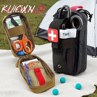 Tactical First Aid Kit Tourniquet Medical Rescue Molle Pouch Survival Gear for Camping Hiking Emergency Preparedness