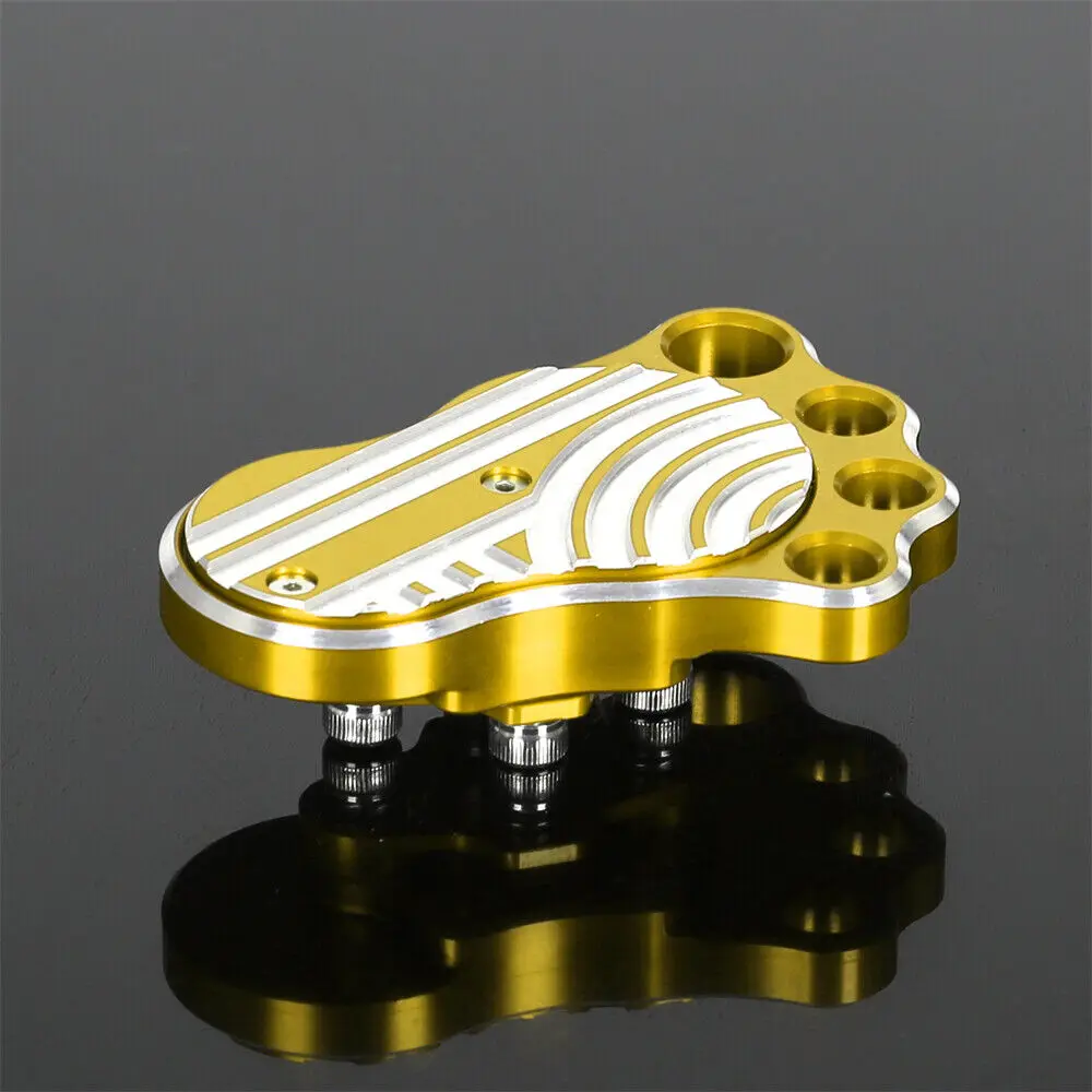 Crampons de sculpture 3D CNC, pédale de frein, coussinet de cheville pour Honda Monkey 125 (JB02/03) Grom Super Cub C125 Dax125, repose-pieds pour passager arrière