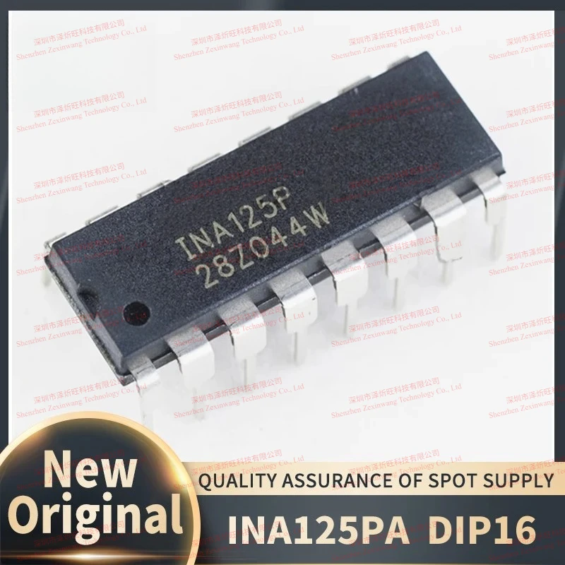 (2Pcs-10Pcs/Lot) 100% New Original INA125PA INA125P INA125 DIP-16 Chipset