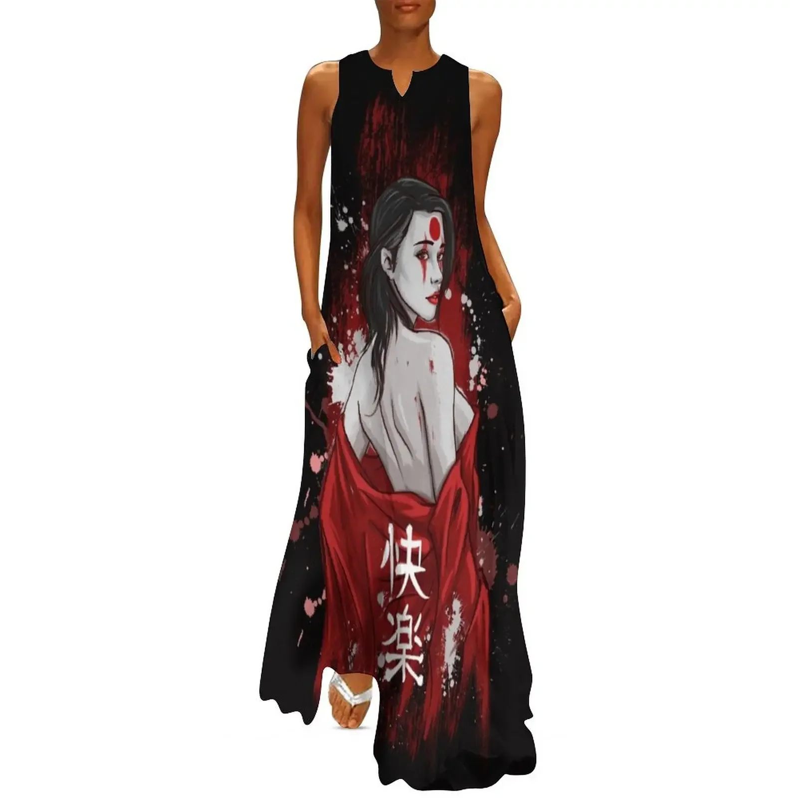 

Sexy Geisha Girl Long Dress summer dress Dress women