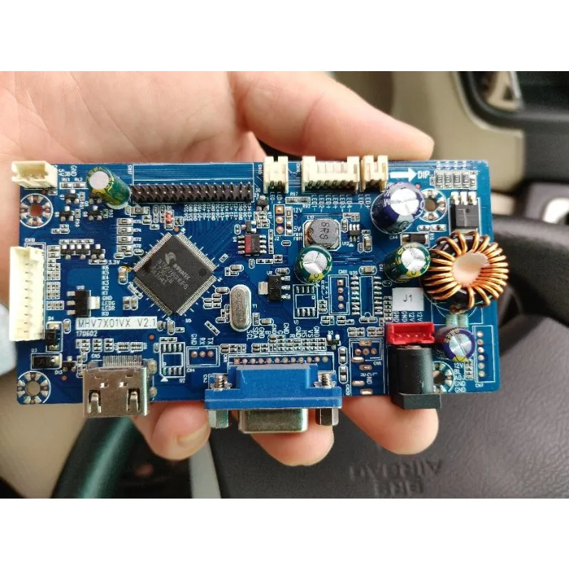 عرض اللوحة الأم MHV7X01VX V2.1 MDV7064VX V2.3 MHV7064VX V2.3 مع لوحة معززة دائرة تيار مستمر سائق شاشة LCD