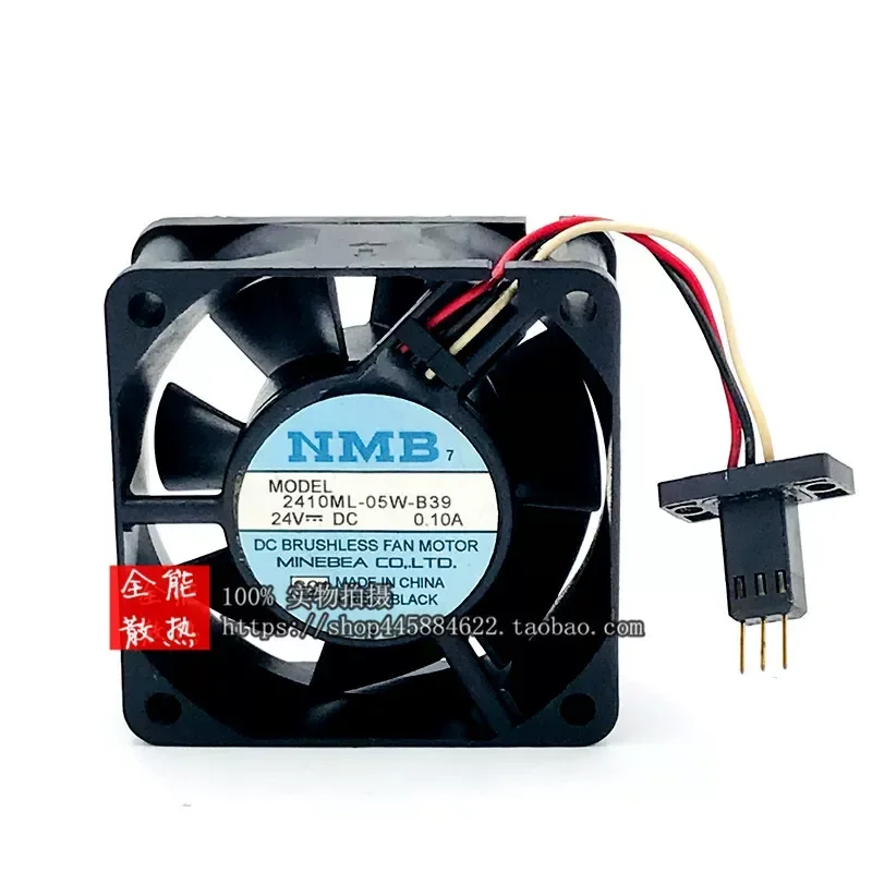 for NMB 2410ML-05W-B39 DC24V 0.10A Amplifier Fan Driver Dedicated Cooling Fan
