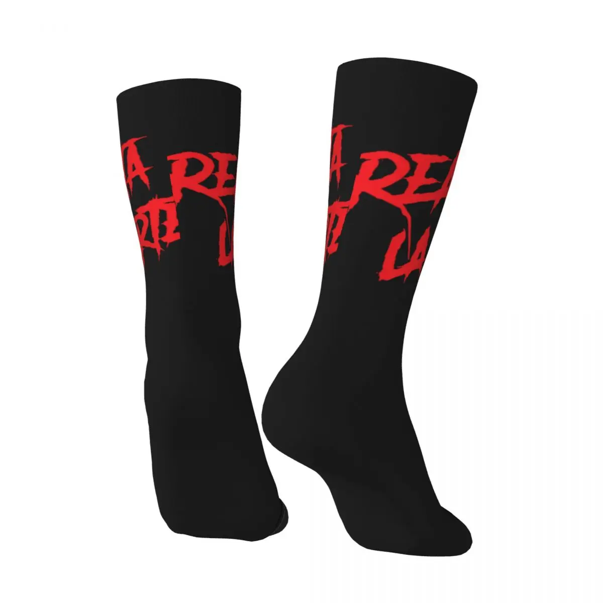 Real Hasta La Socks Muerte Anuel Trendy Stockings Winter Anti Skid Girls Socks Medium Soft Custom Outdoor Socks