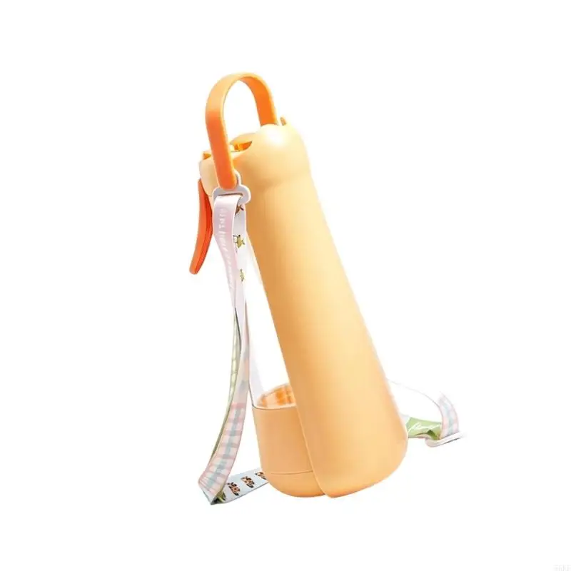Washable Dog Drink Bottle with Cup Section, Portable Drink and Container for Daily Use, Park Time, and Travel 55KF