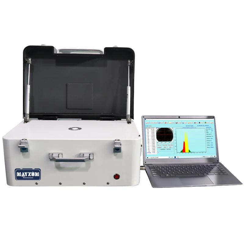 Free Shipping  XRF Metal Content Analyzer Spectrometer for Gold Jewelry