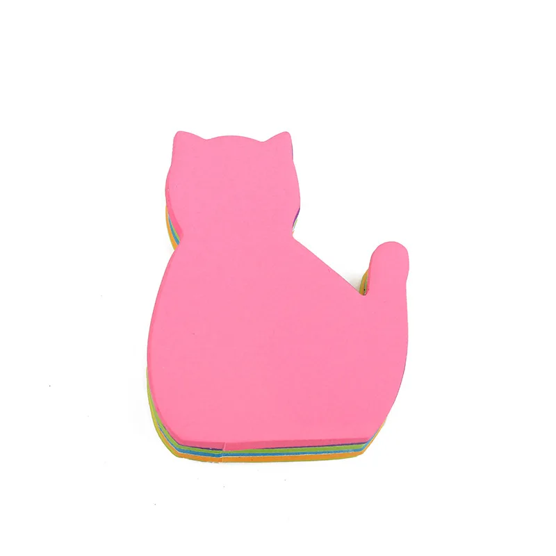 6pcs Cat PET Transparent Memo Sticky Note Paper Daily To Do It Check List Paperlaria School Stationery image 6
