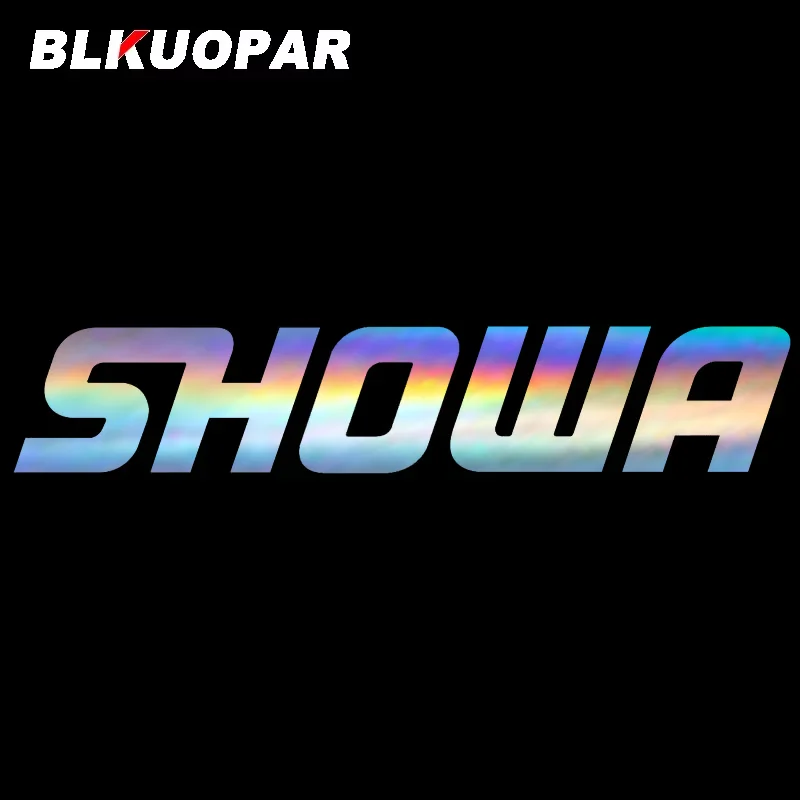 BLKUOPAR for Showa Car Stickers Personality Sunscreen Occlusion Scratch Decals Waterproof Creative Motorcycle Car Accessories