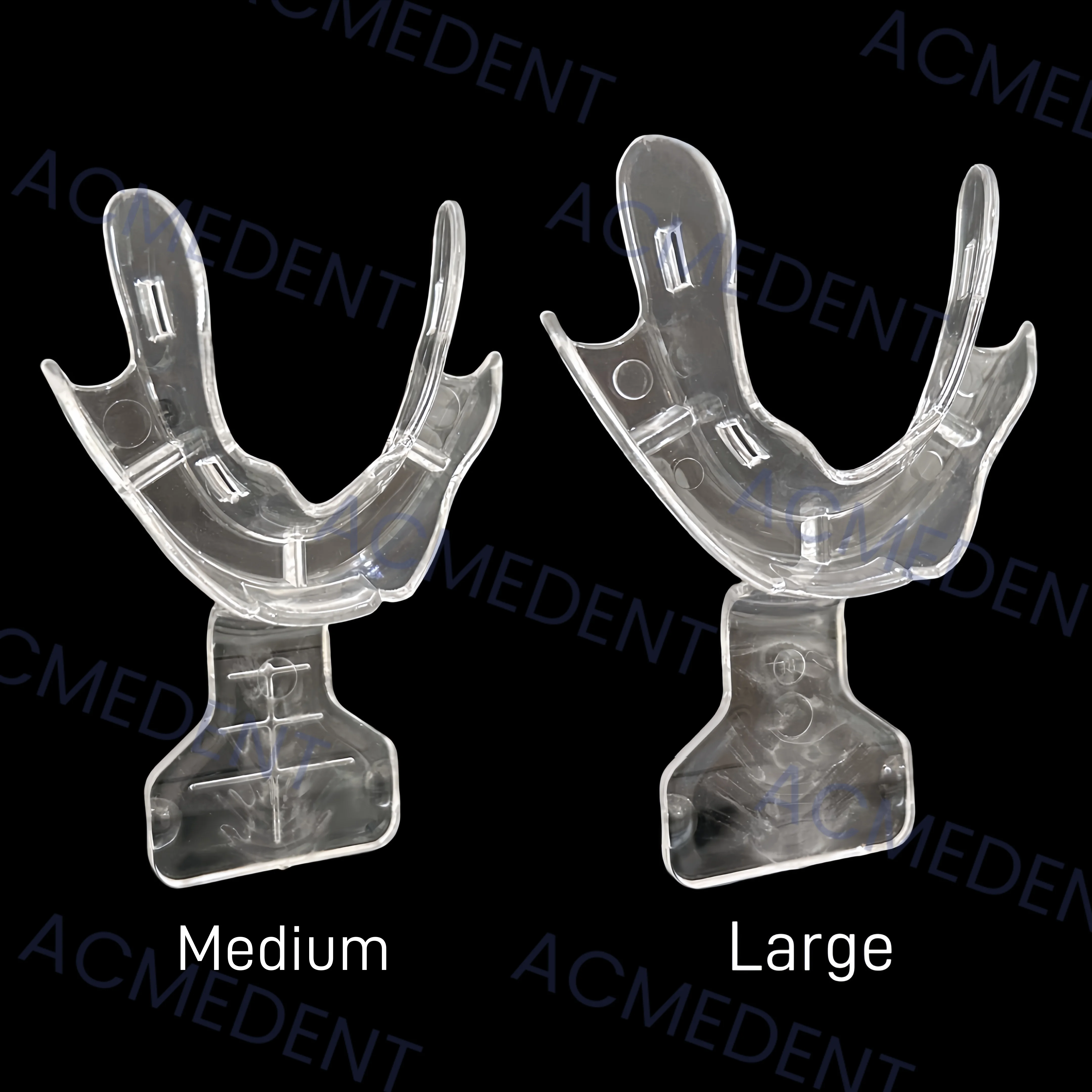 Dental Plastic Frame Cut Back (FCB) Impression Trays Large+Middle Autoclave 134℃