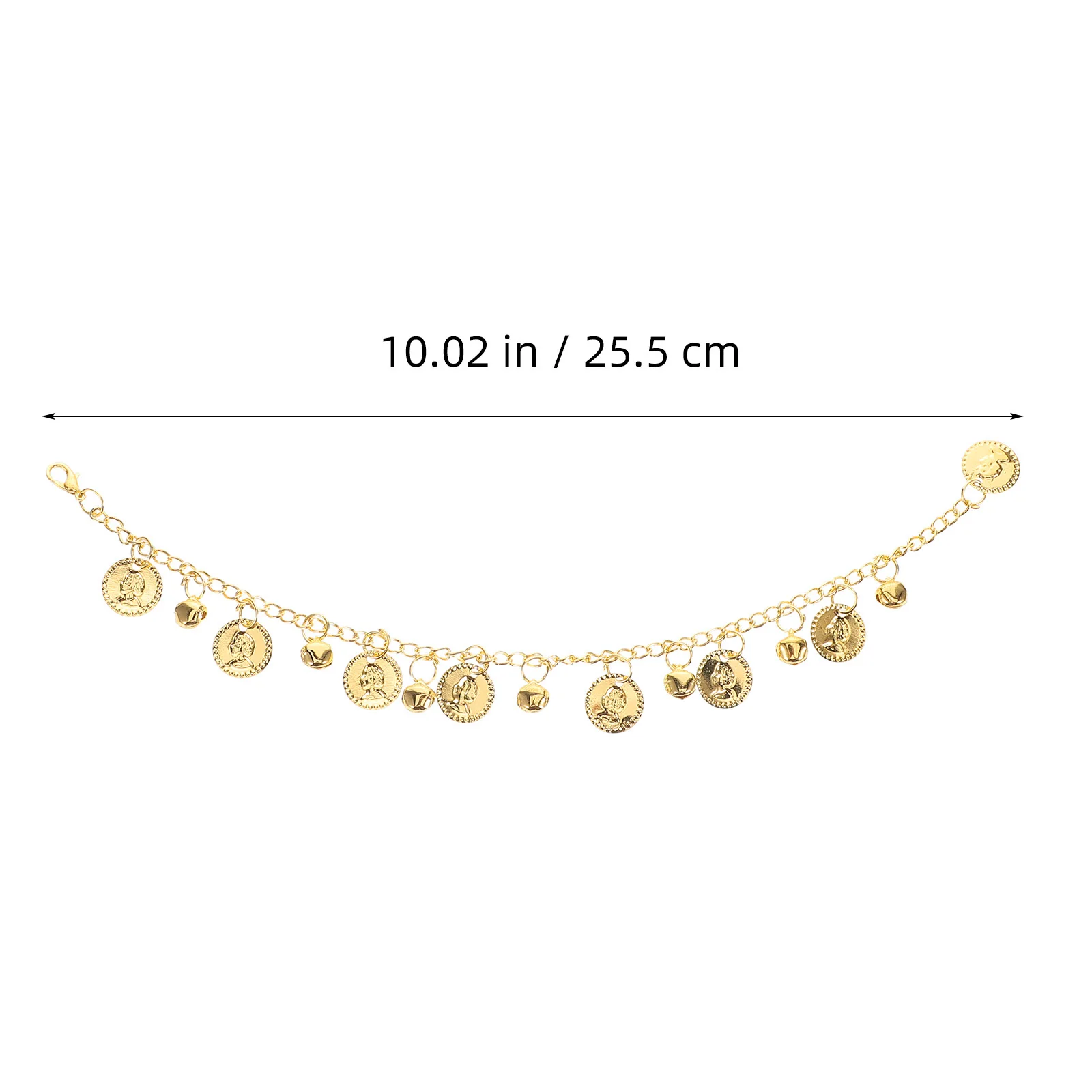 1쌍 벨리댄스 발찌 맨발 태슬 장식 공연 파티 축제용 벨리댄서 액세서리 여성용