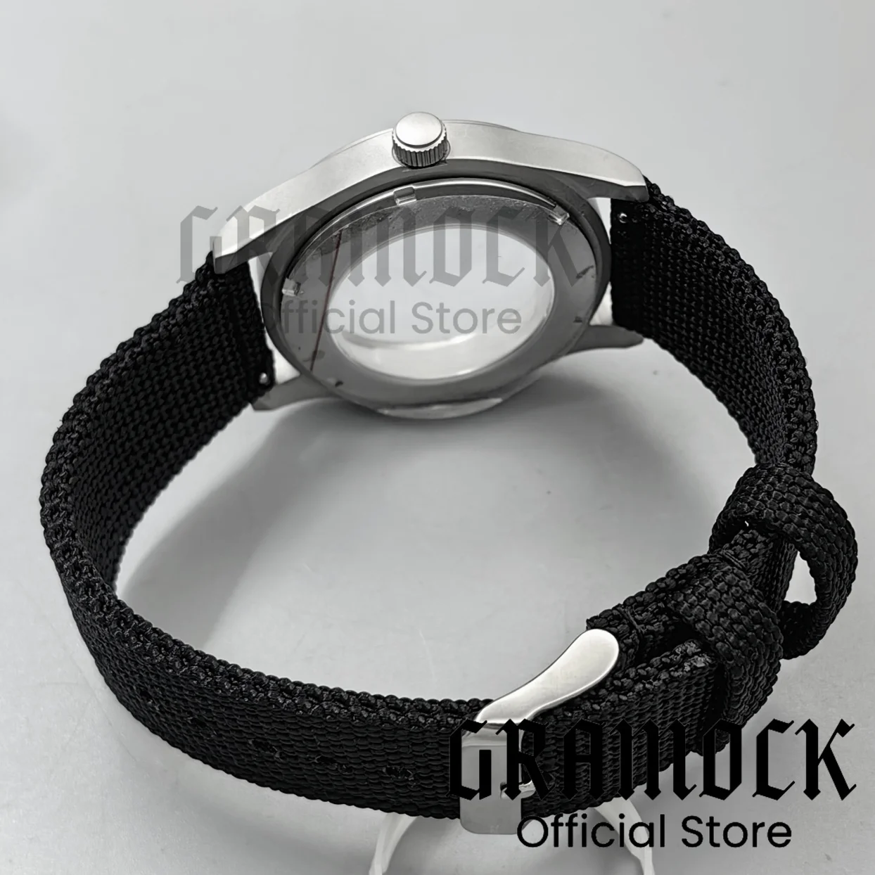 Gramock 42MM Men's Retro Brushed Matte Watch Case Strap Luminous Dial  Sapphire GlassFit NH35 NH36 Automatic Movement Waterproof