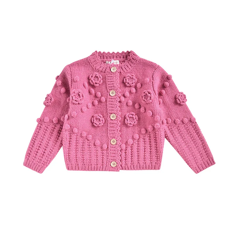 Vestiti per bambini coreani maglieria maglioni per il 2024 nuovo autunno inverno neonate Outwear Cardigan Jeans abbigliamento per bambini