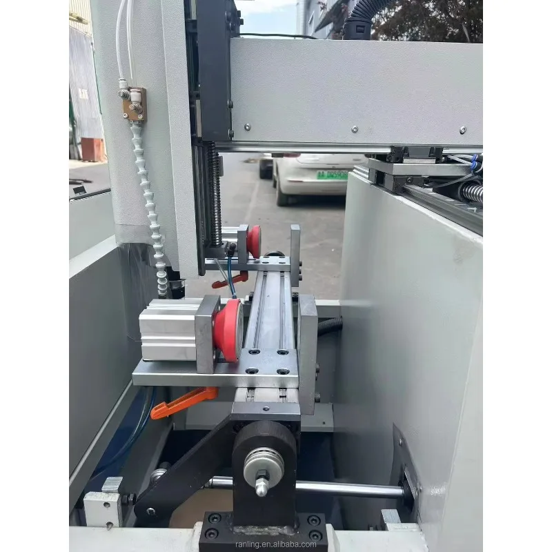 Double Spindle Aluminium Transome Milling Machine Pvc Profile Door Lock Dril Machine For Storefront And Curtain Wall