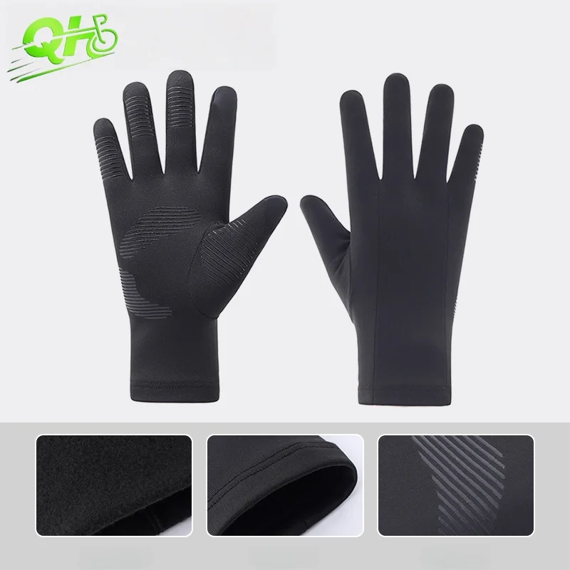 

Two Uses Ski Gloves Liner Thin Motorbike Cycling Fleece Touch Screen Anti-Slip Anti-cold Windproof Warm Outdoor Sports Guants