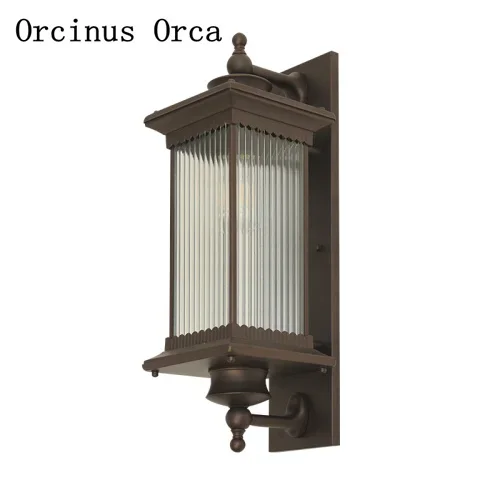 New Chinese Classic LED Waterproof Wall Lamp Courtyard  Balcony European Creative Individual Iron Art Outdoor Wall Lamp