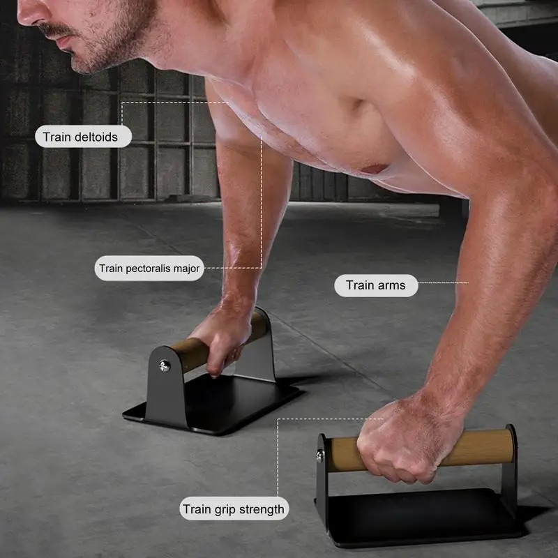 Soporte de realce para entrenamiento de fuerza, soportes de flexiones portátiles con ángulo de agarre ajustable, entrenador de soporte antideslizante para mujeres y hombres, gimnasio en casa