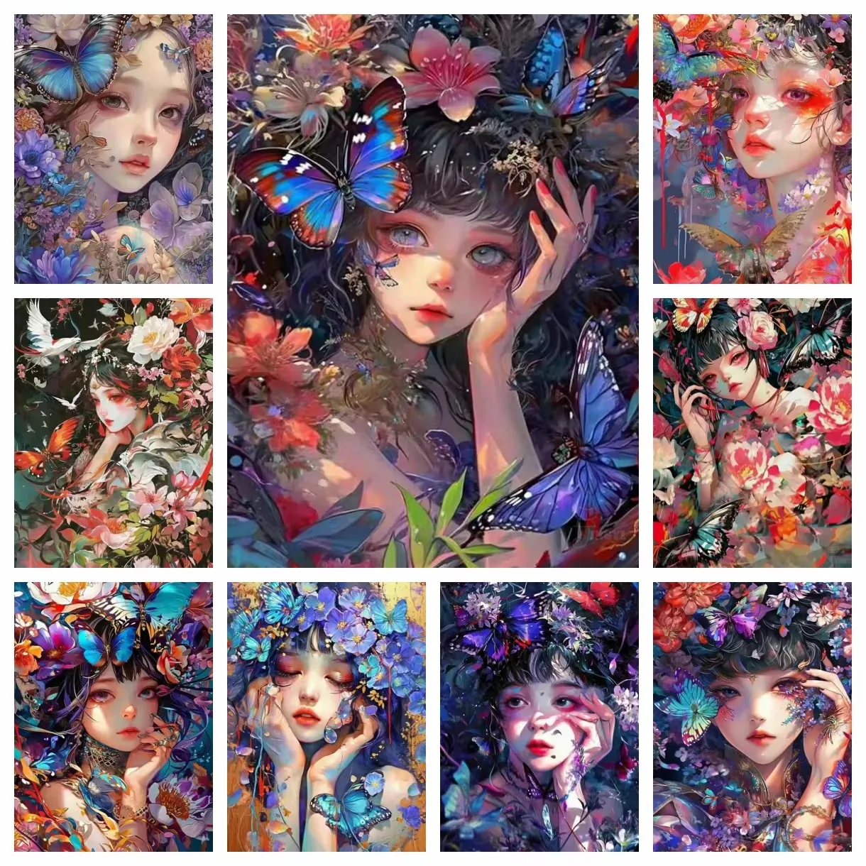 Photo Mosaic Print - Diamond Painting Cute Cartoon Character Diamond