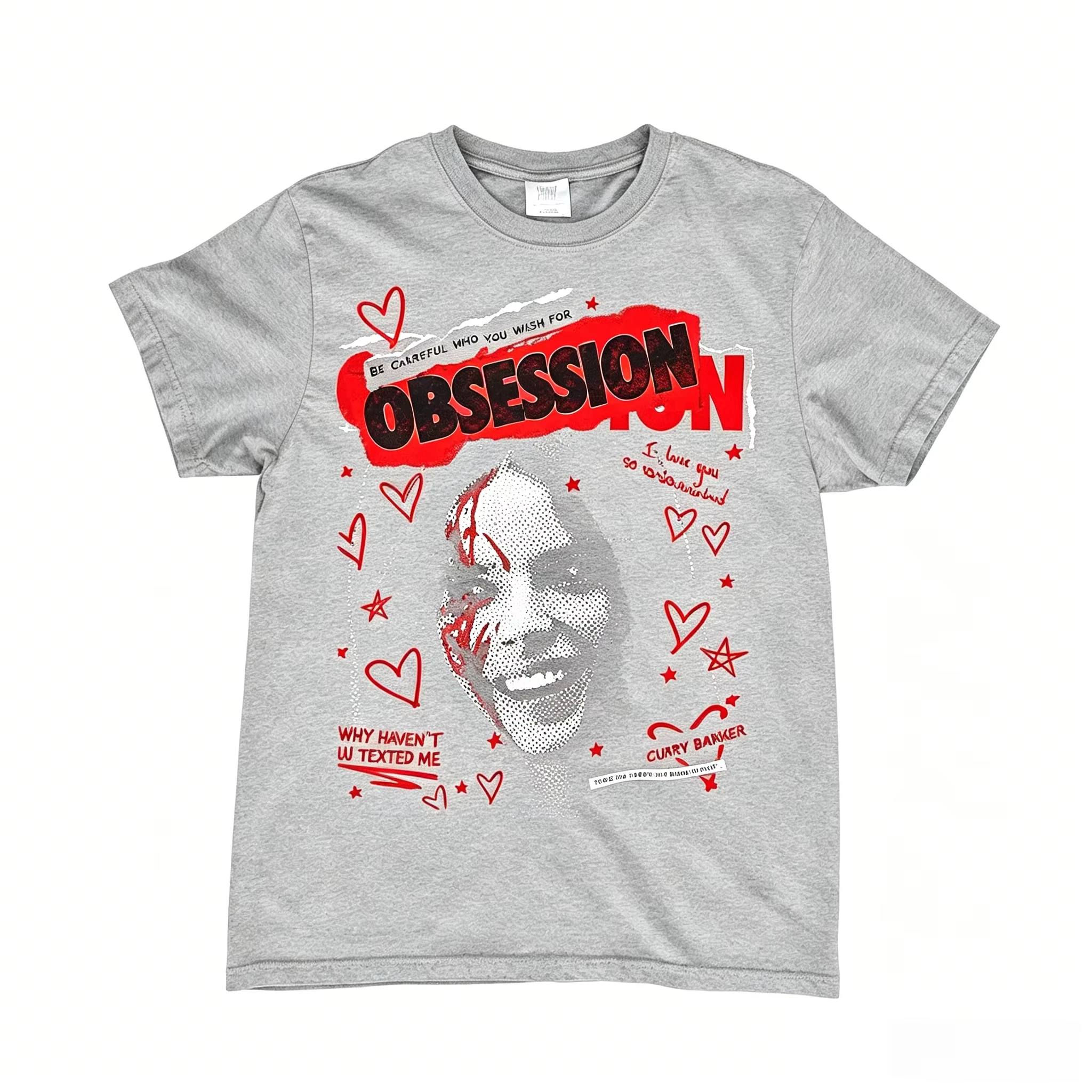 Obsession 2026 Movie Shirt Be Caring Who You Wish One Wish Willow Summer Men's Women's Casual Streetwear Y2k Cotton Clothing