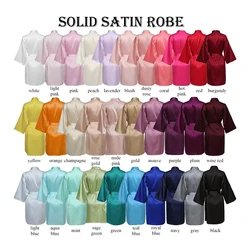 Satin Robes Wedding Bathrobe Bride Bridesmaid Gown Women Clothing Sleepwear