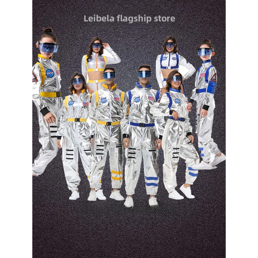 

Космический пилот, карнавальный костюм на Хэллоуин, вечеринка, ночной клуб, наряд для взрослых и детей, космический костюм Earth Rong