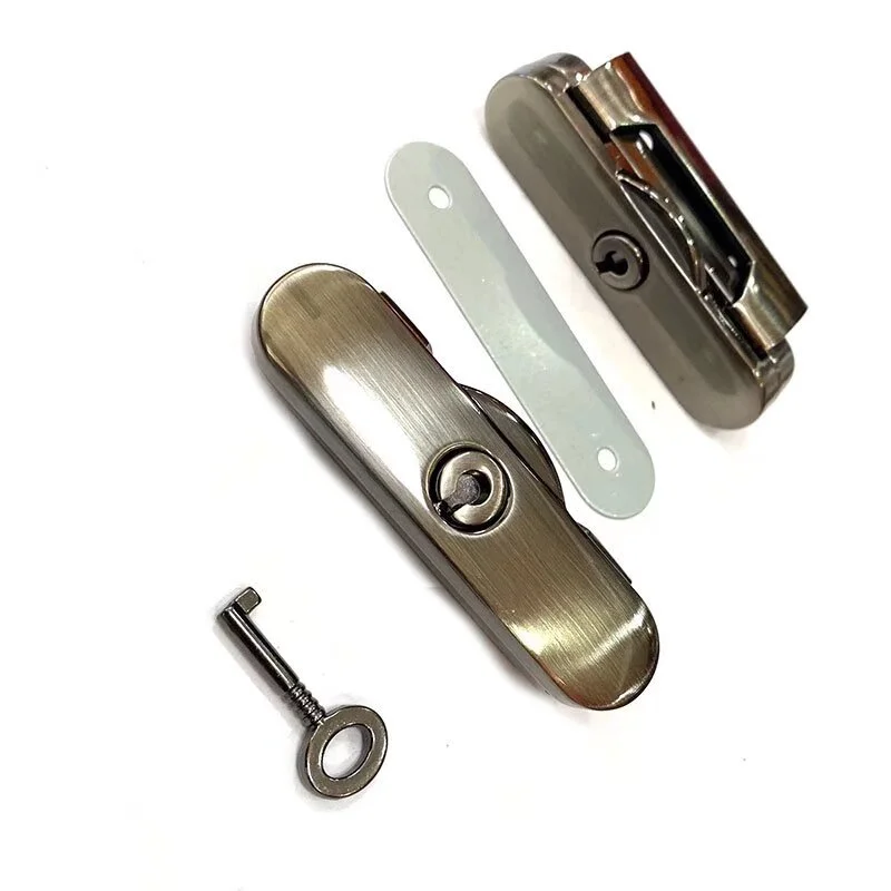 

10 Pcs Crossbody Bag Lock, Antique Brass Purse Turn Lock, Twist Clutch Closure Lock