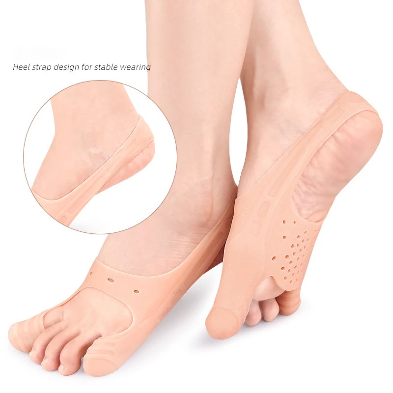 Silicone Forefoot Pads Toe Separator Cushion Pad Pain Relief Shoes Insoles Finger Toe Hallux Valgus Corrector Gel Pads Foot Care