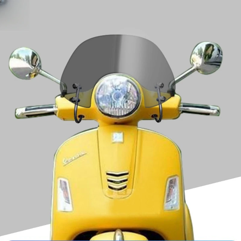 Motorcycle Windscreen Windshield Wind Deflector for Piaggio vespa Gts300 Lx150 VSEPA250 PX150