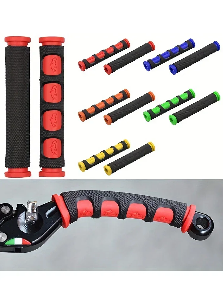 AliExpress NONE 2PC Motorcycle Brake Handle Silicone Sleeve Soft Anti-Slip Durable Moto Bicycle Protective Handlebar Moto Equipments Accessories