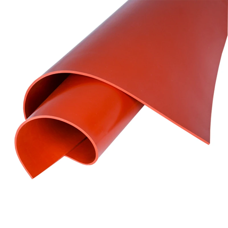 

1 шт., красная силиконовая резиновая доска, термостойкий силиконовый резиновый коврик, толстый коврик 1-5 мм, размер 500X500 мм