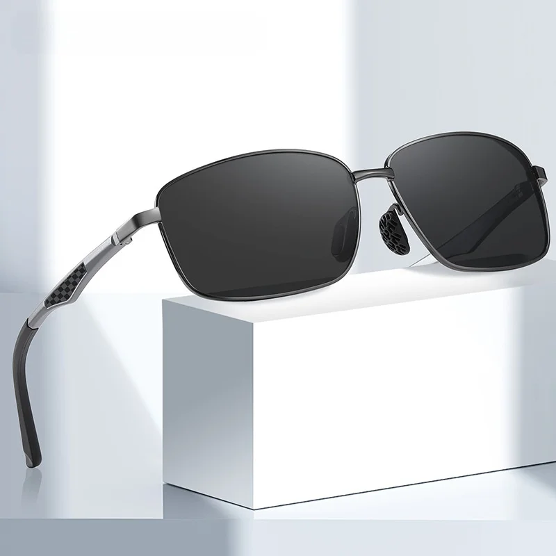 Men\'s Fashion colorful sunglasses polarized travel driving sunshade glasses degrees prescription customization 0 ~-6.00