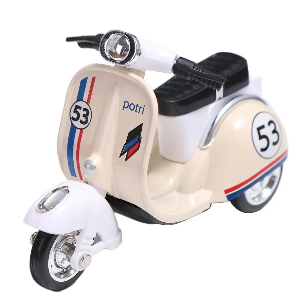 

Портативная модель мотоцикла с откатным механизмом, литая под давлением инерционная мини-игрушка-мотоцикл, миниатюрная имитация мотоцикла, детская игрушка