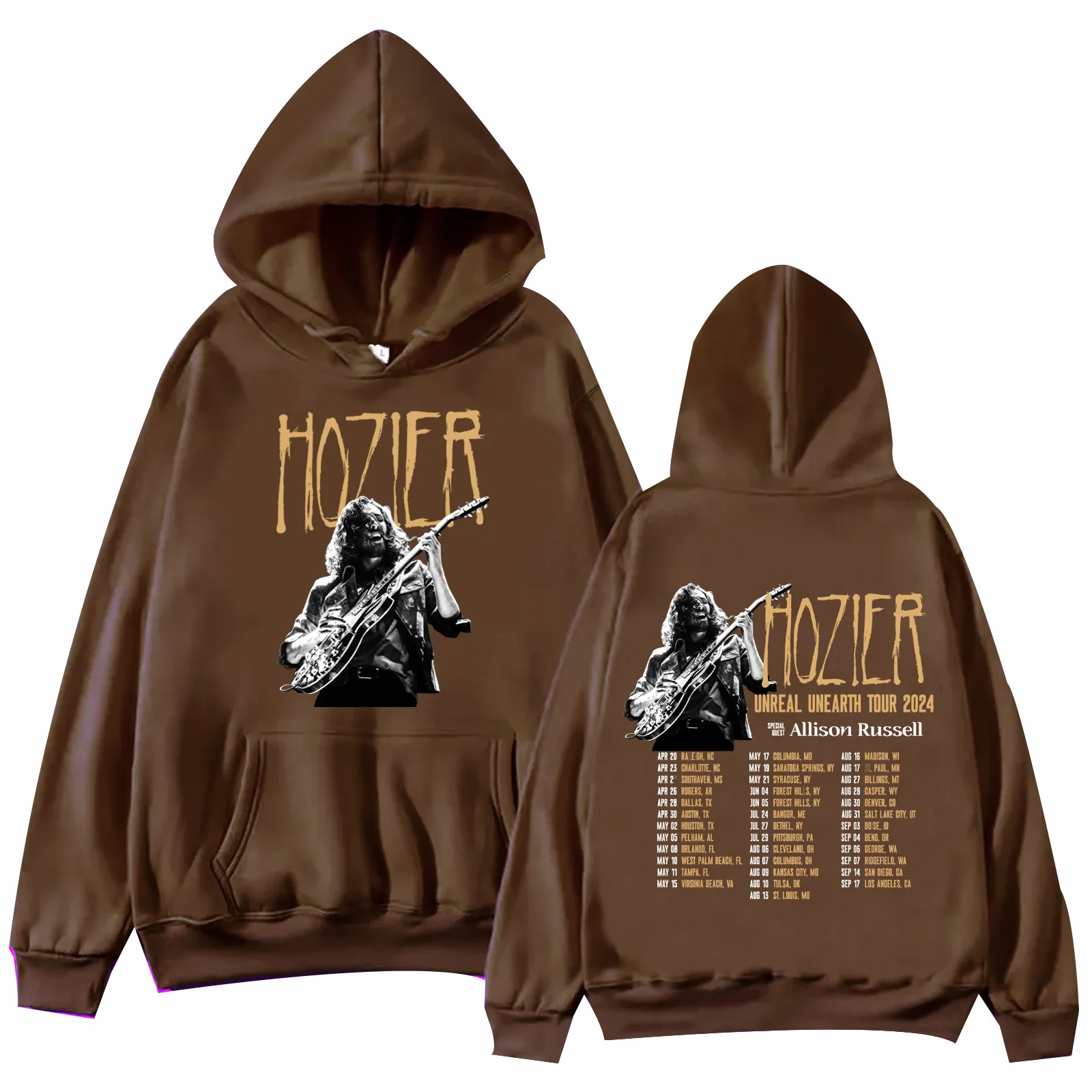 hozier Unheard Hoodie Harajuku Pullover Tops Streetwear Fans Gift