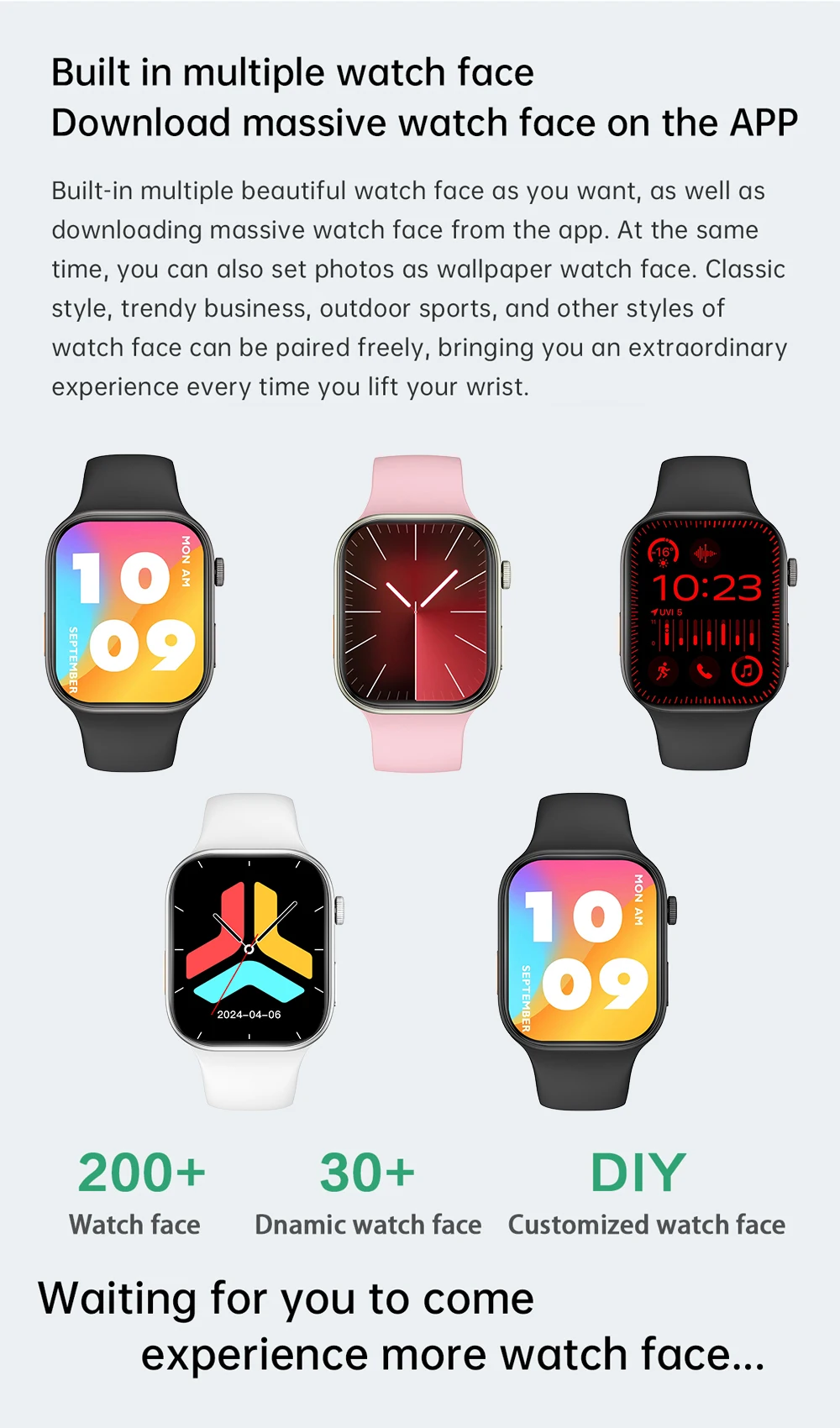 NIEUWE Smartwatch 1.83 "HD Scherm Slaap- en Gezondheidsmonitoring Bluetooth Oproep Multi-Sportmodi Mode Slimme Horloges Voor Vrouwen Mannen Gift