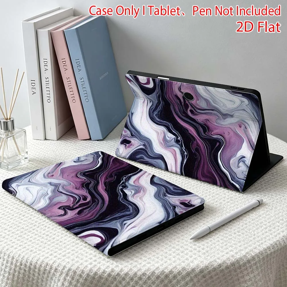 Abstract Marble Art Soft For OPPO VIVO IQOO OnePlus Realme Pad 3 Pro 13 12.1 11.4 11 inch Pen Tray Tablet Case