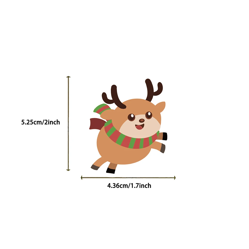 10/30/50 Stück Kawaii Weihnachten Weihnachtsmann Aufkleber Niedlicher Lebkuchenmann Tier Cartoon Aufkleber Koffer Laptop Handy Aufkleber Geschenk