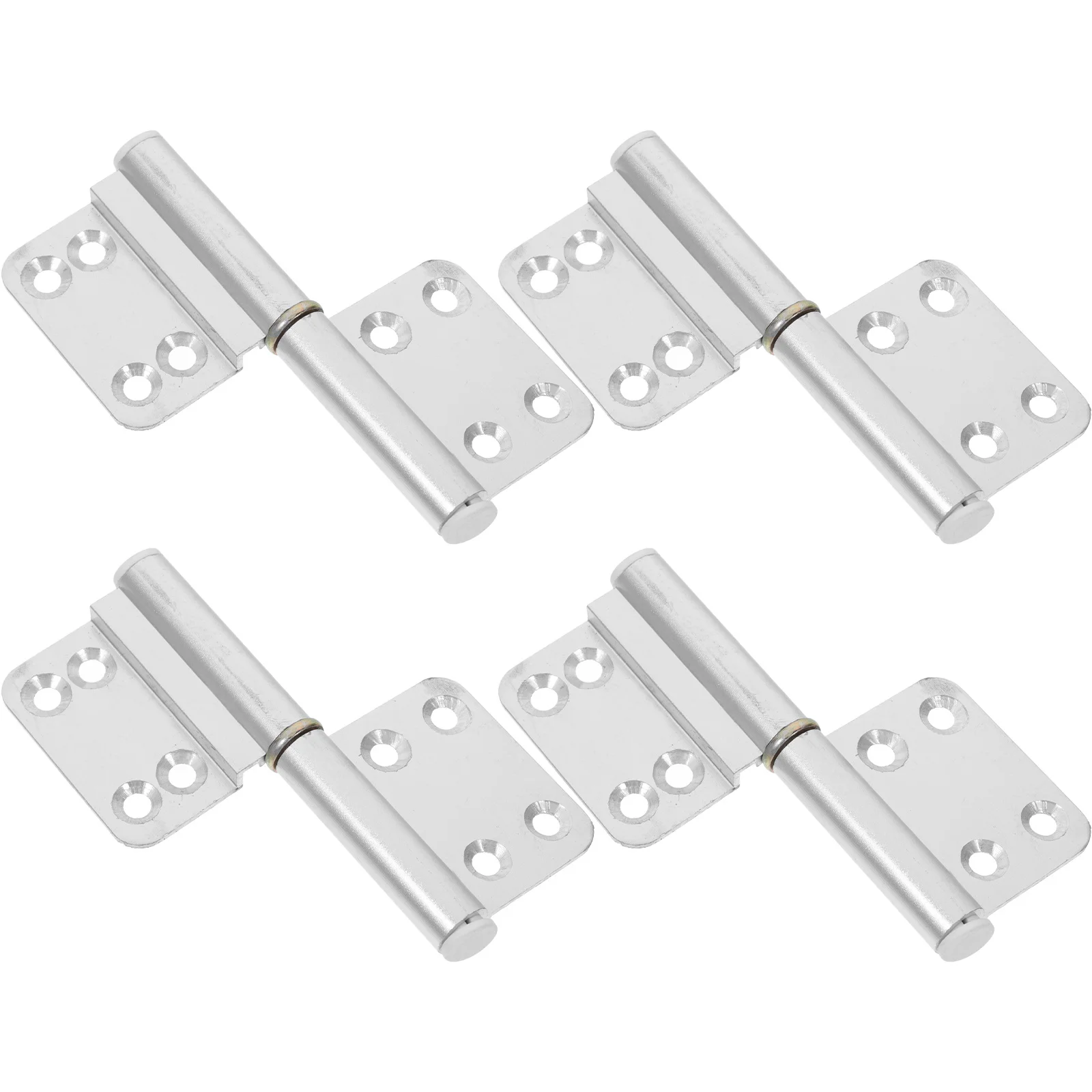 

4Pcs Heavy Duty Lift Off Hinges Aluminum Alloy for Bathroom and Toilet Doors Detachable Cabinet Door Hinge Indoor Butt Hinge