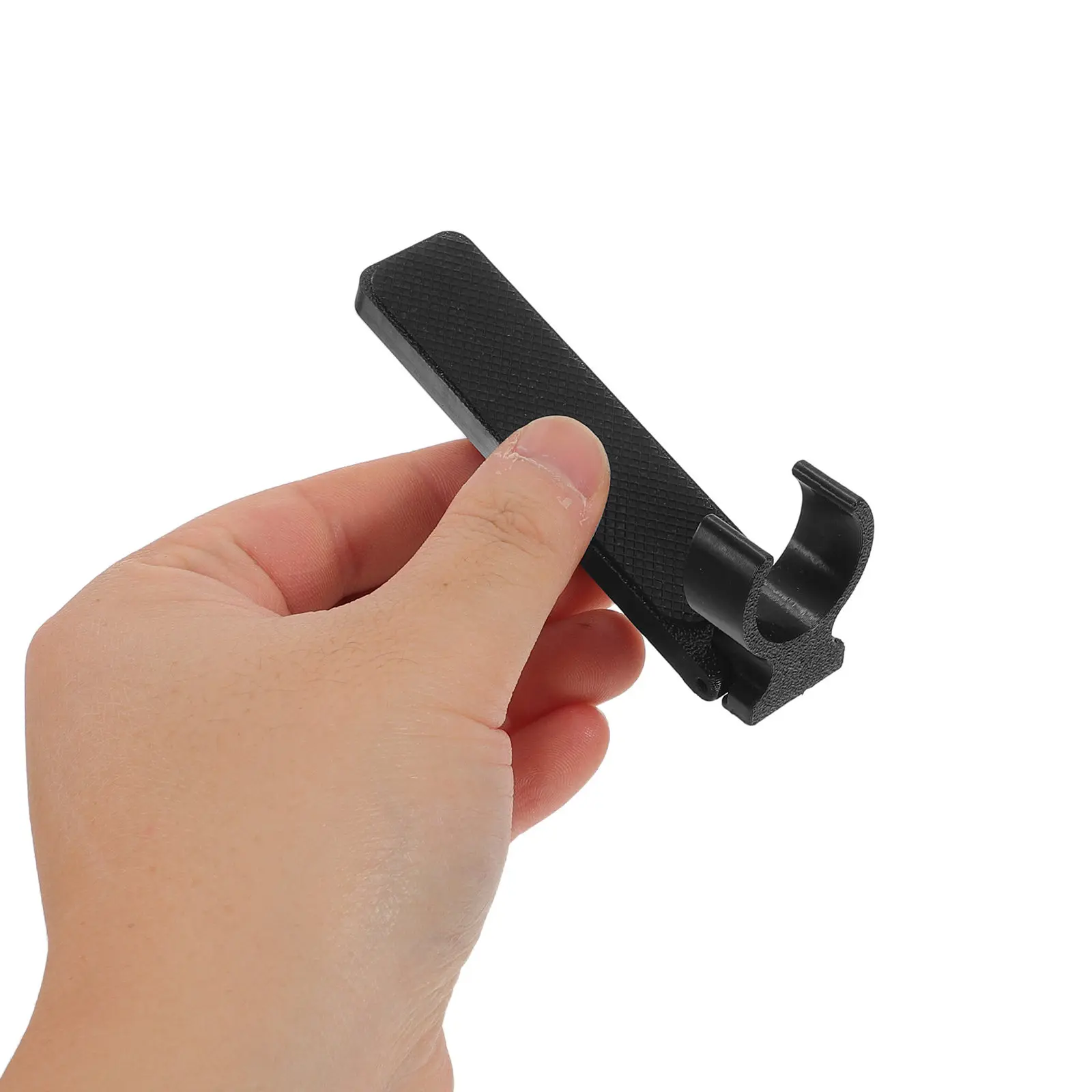 

Walking Cane Holder Clip 2.5cm Diameter Stable Plastic Walking Stick Holder for Table Desk Portable Mobility Crutch Management