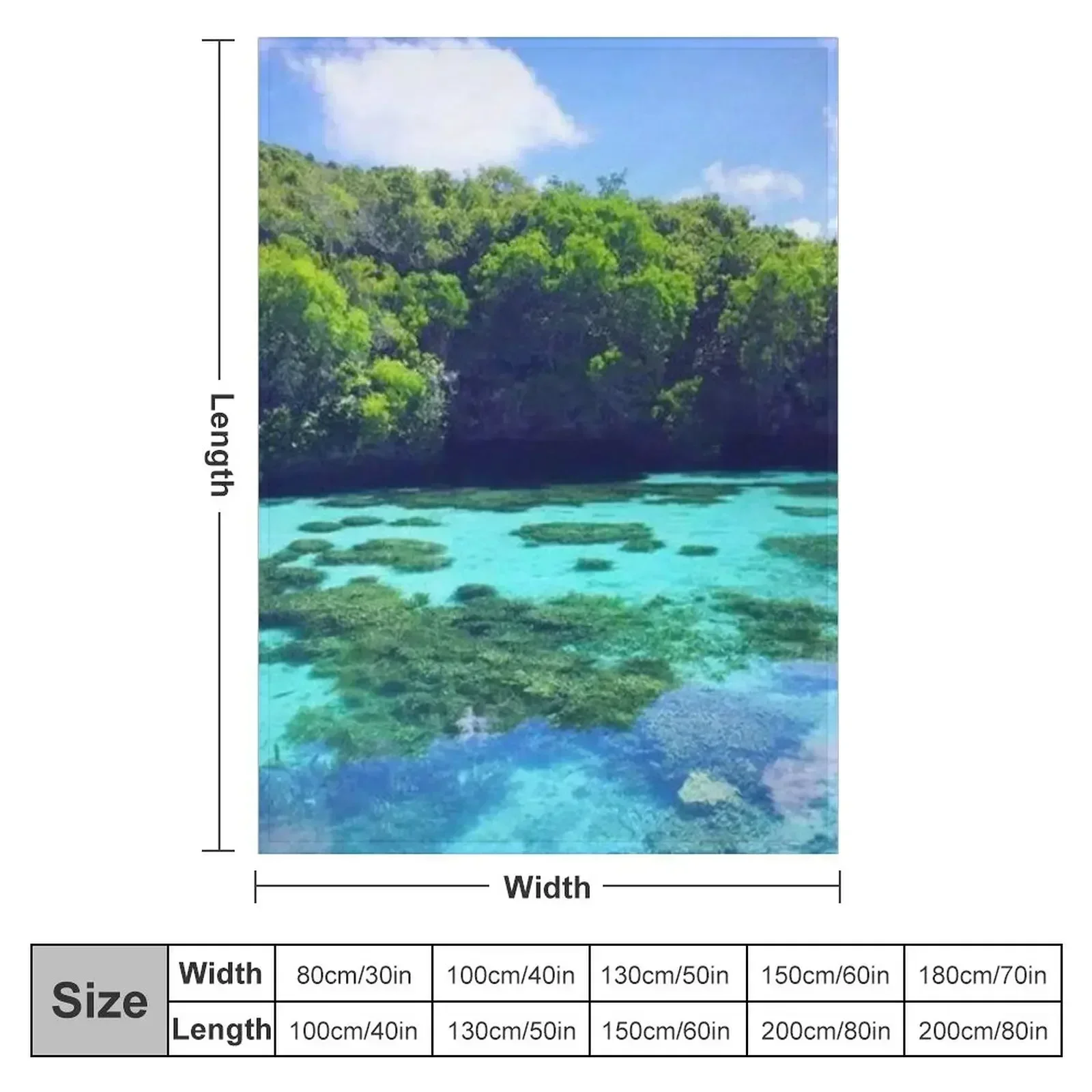 New Caledonia Island Throw Blanket warm for winter blankets and throws Luxury christmas decoration Bed covers sofa bed Blankets