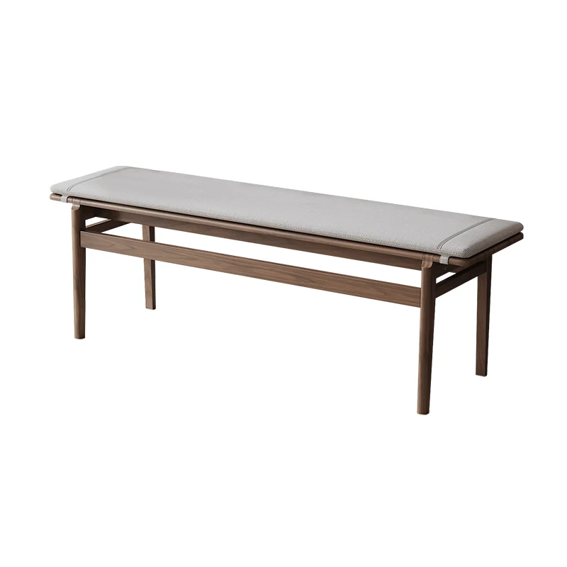 

Qf Solid Wood Stool Dining Room Wooden Bench Dining Stool Long Household Shoe Changing Stool Bed End Stool