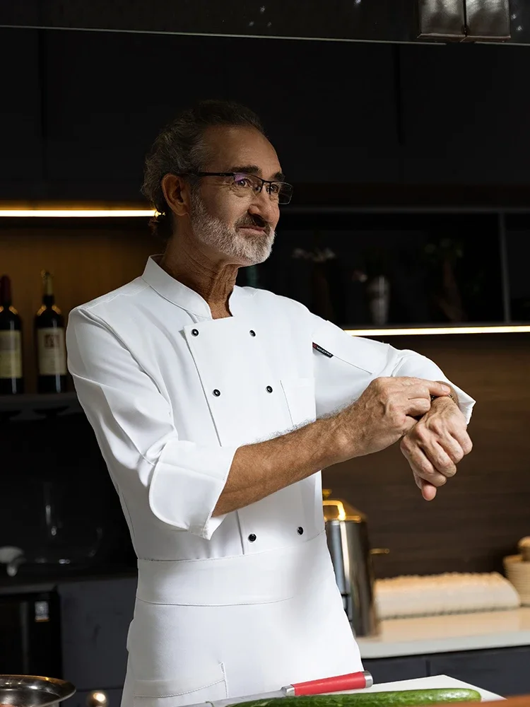 Uniforme de chef pour hommes, petit restaurant, hôtel, vestes de cuisine attribuables, vêtements de travail, tenue de cuisine, vêtements Chamonix, 73