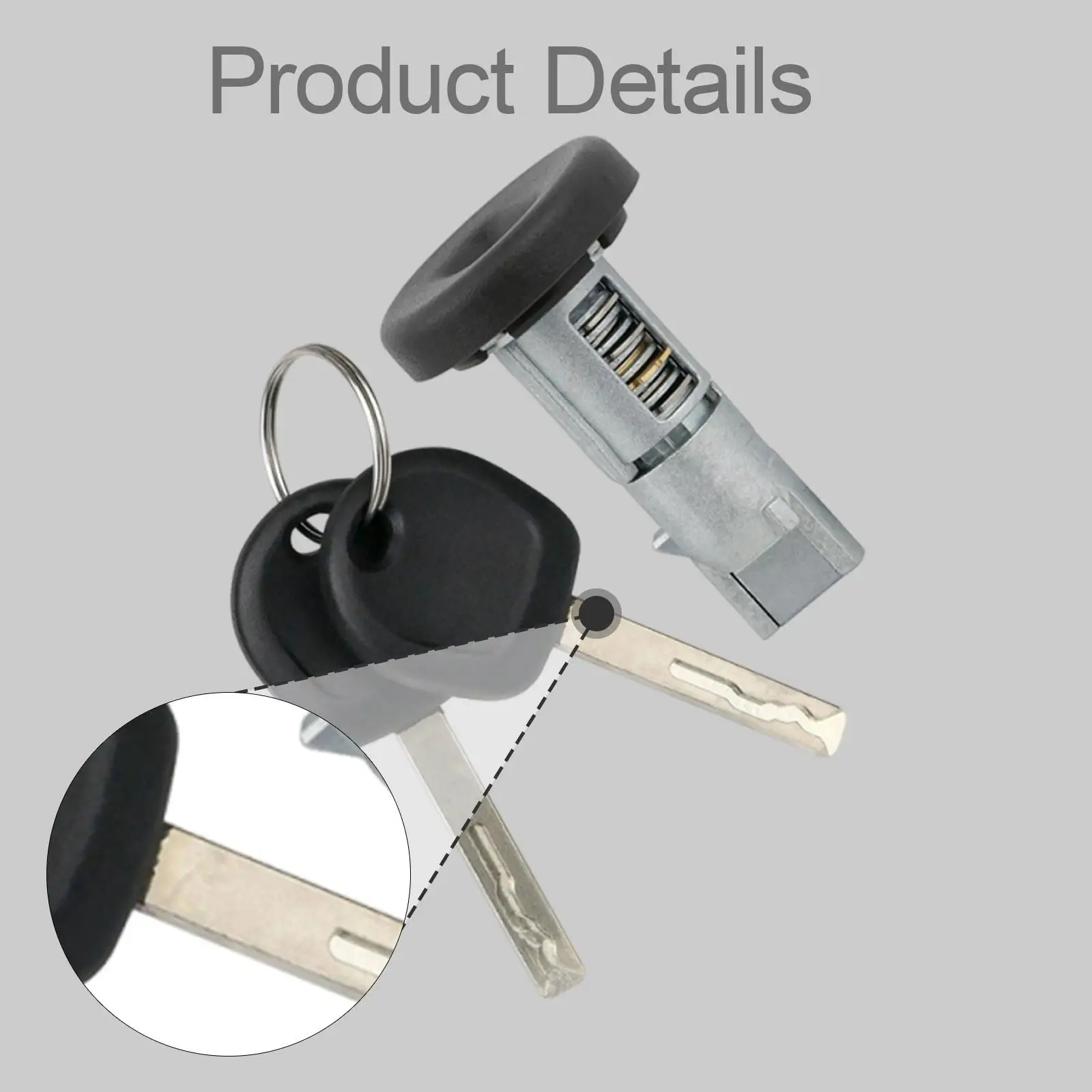 قفل اسطوانة مجموعة 84668679 مفتاح تشغيل الإشعال بالسيارة مع مفاتيح ملحق لتركيبات استبدال تشيفي عالية الأداء #6