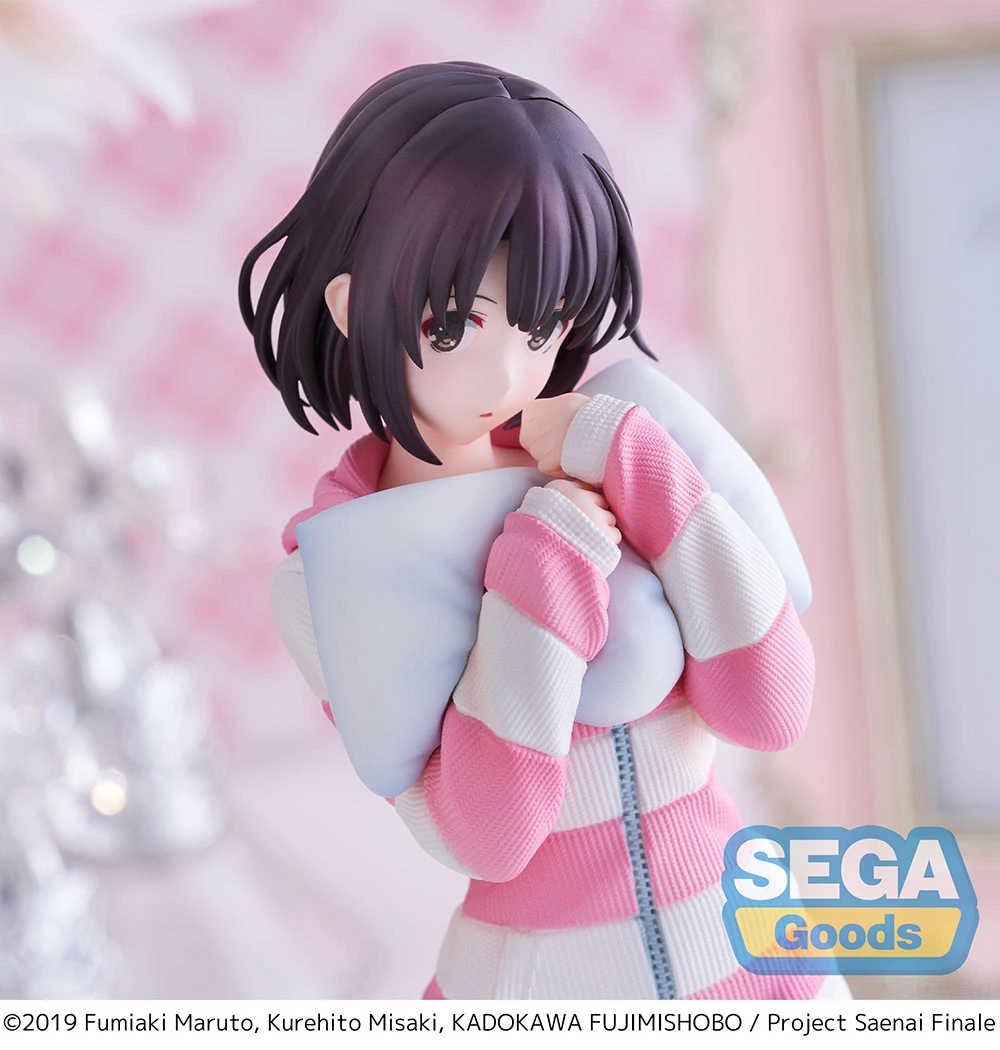 In Stock Origina l Sega Luminasta Saenai นางเอกไม่มี Sodatekata Kato Megumi อะนิเมะ Kawaii Waifu Girls Figures ตกแต่งโมเดลของเล่น