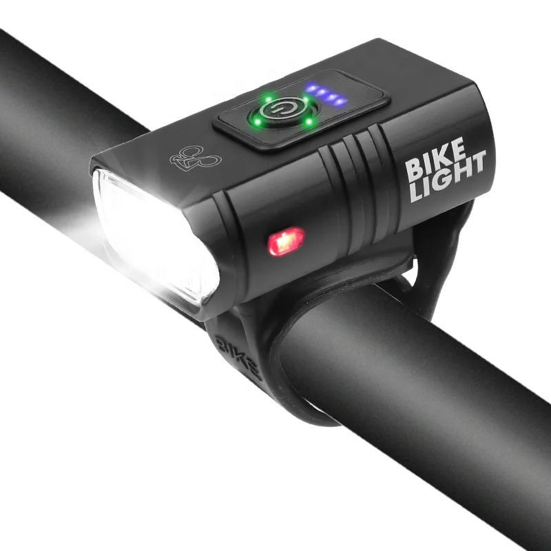 

Led Bicycle Bike Front Light Power Display MTB Mountain Waterproof Usb Cycling Light LED Bike Frame Lamp