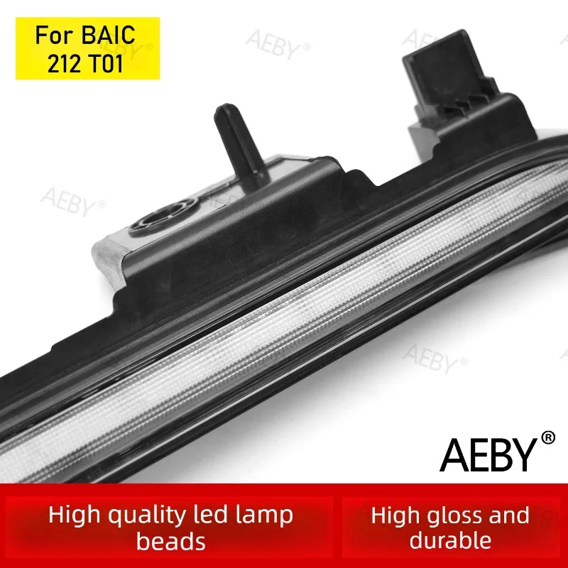 

For BAIC 212 T01 Off-road hood grille light,Center grid penetrating lamp cover light bar,daytime running lights,accessories