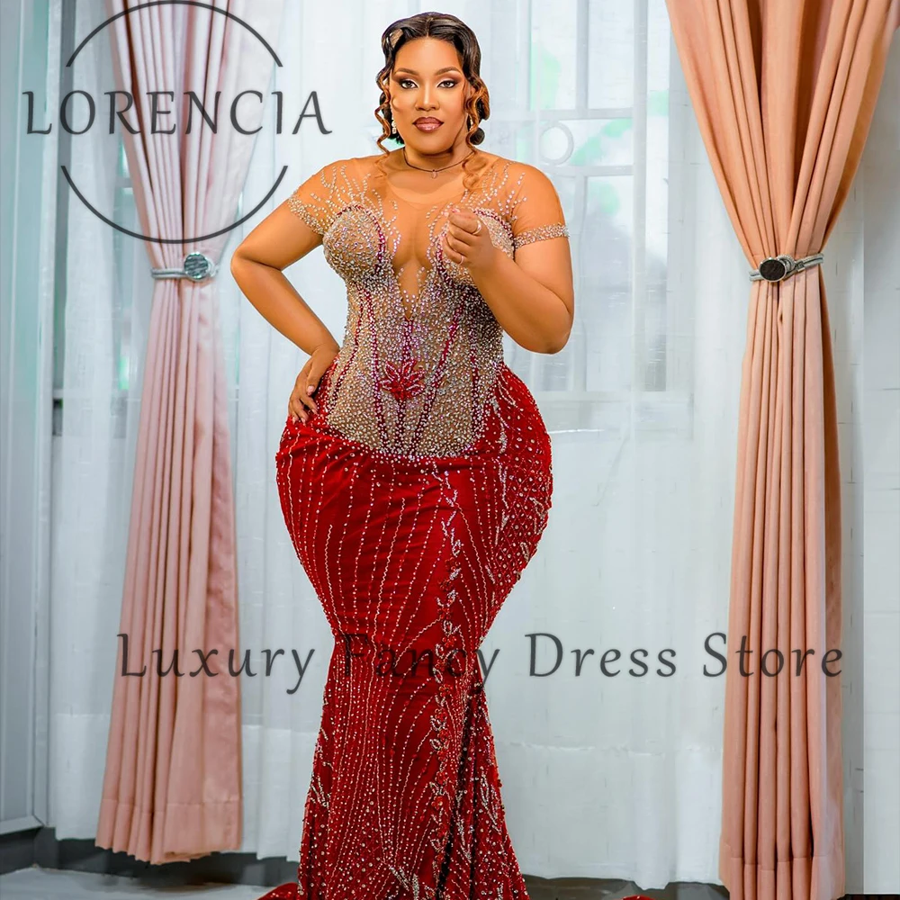 Luxury Diamond Prom Dresses 2025 Glitter Mermaid Bodycon Evening Party Gowns Customized Sleeveless Rhinestone vestidos formais