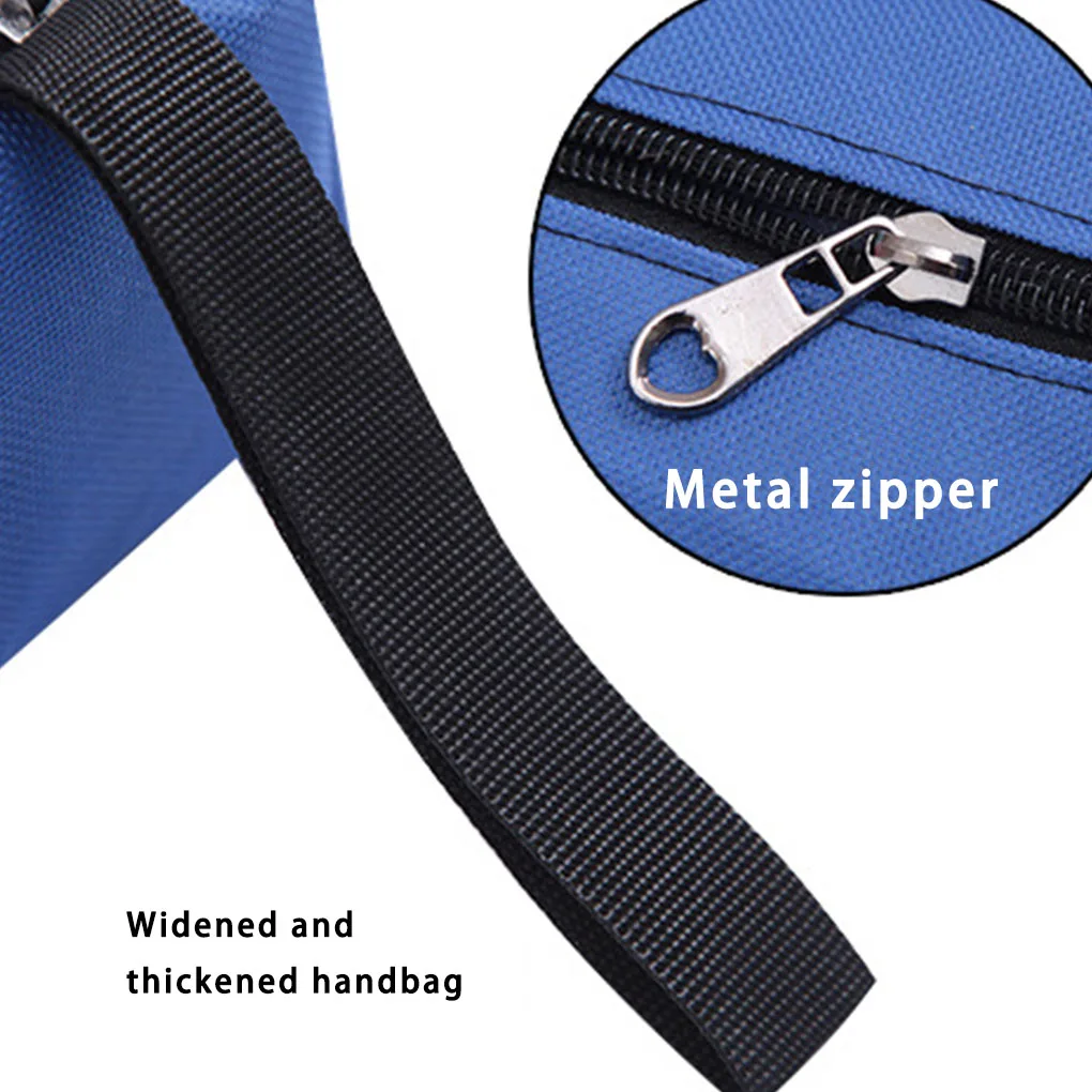 Storage Bag Tool Pouch Hardware Sack Thickened Design with Zipper