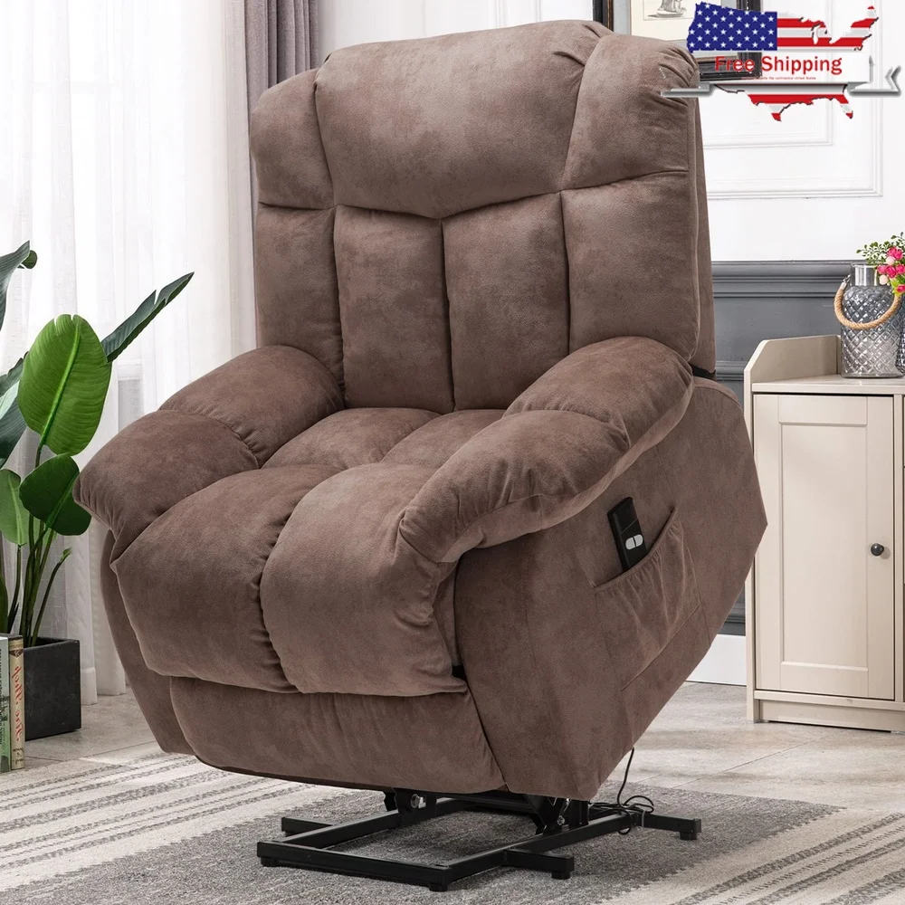 

Large Power Lift Recliner Chair Elderly Heavy Duty Wide Recliner Sofa with Easy Assembly and Comfortable Upholstery